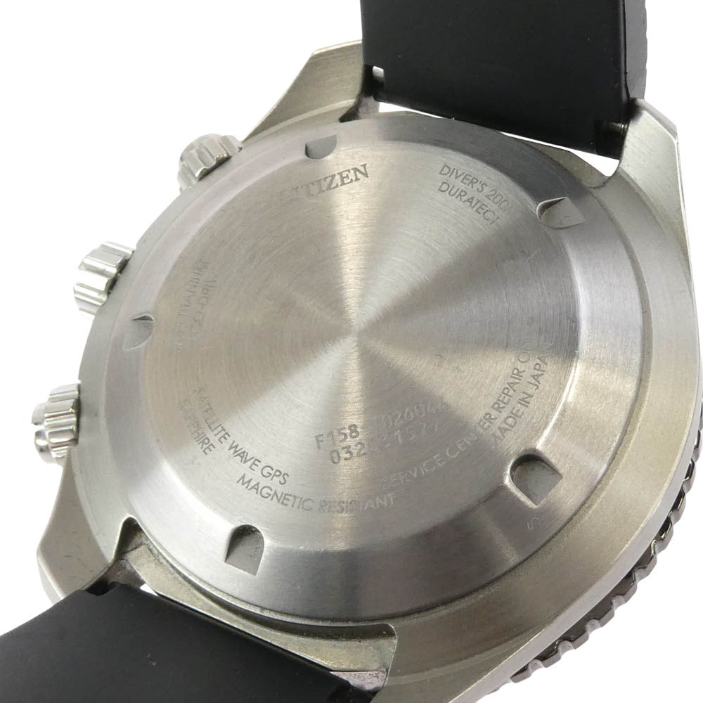 CITIZEN シチズン CC5005-68Z ダイバーズウォッチ プロマスター 時計 シルバー系 レッド系【中古】