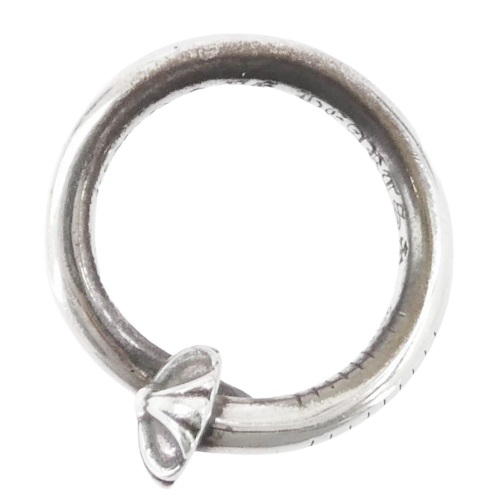 CHROME HEARTS クロムハーツ（原本無） NAIL CRSBALL ネイル クロスボール リング シルバー系 8.5号【中古】