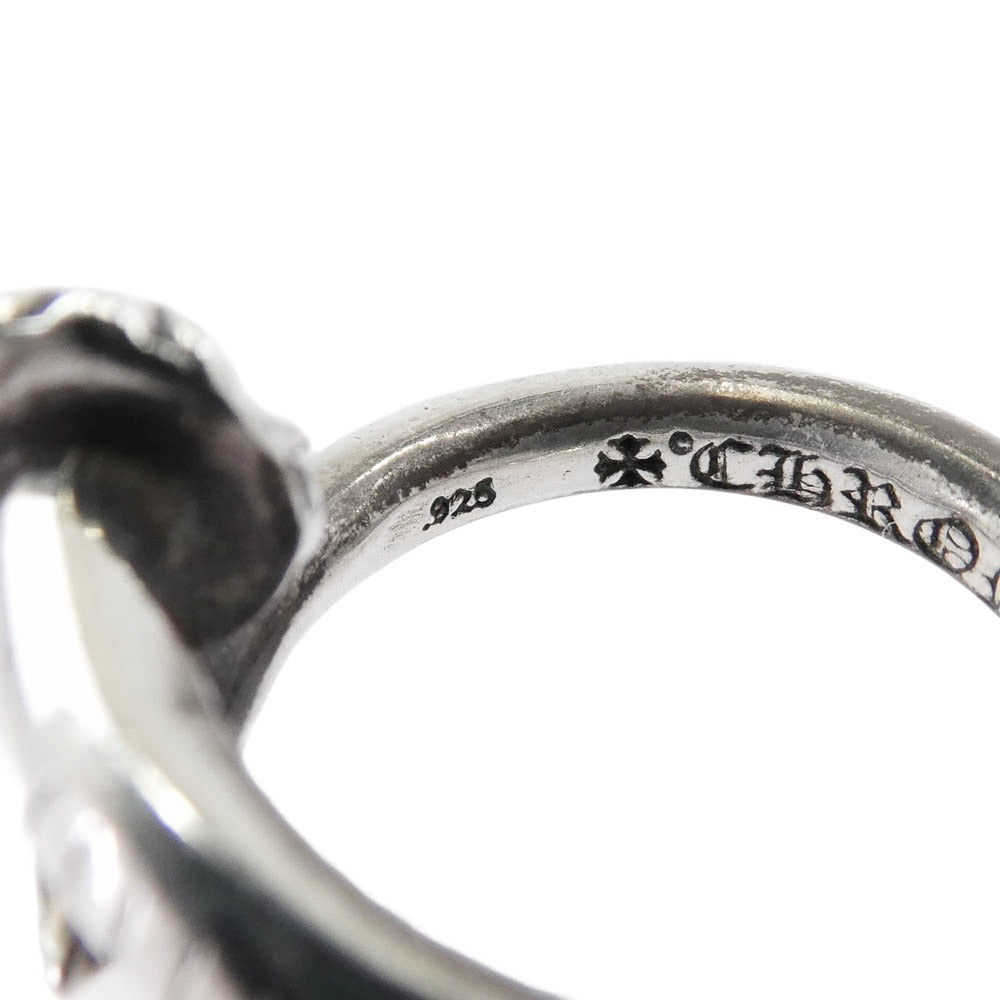 CHROME HEARTS クロムハーツ（原本無） NAIL CRSBALL ネイル クロスボール リング シルバー系 8.5号【中古】