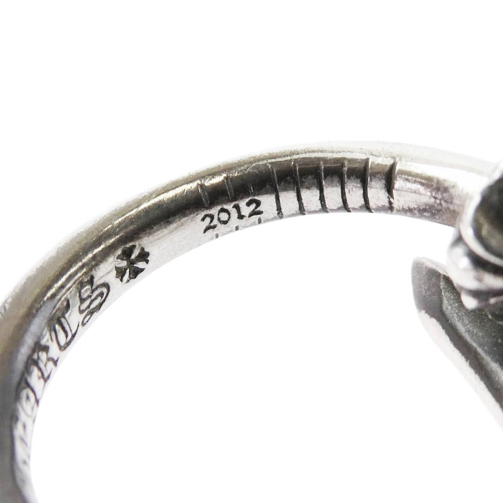 CHROME HEARTS クロムハーツ（原本無） NAIL CRSBALL ネイル クロスボール リング シルバー系 8.5号【中古】