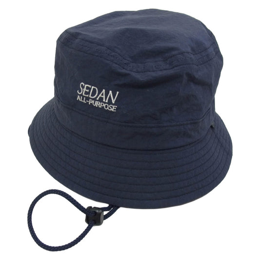 セダンオールパーパス 24SS SD24S-CP04 SEDAN ALL-PURPOSE セダンオールパーパス OG Logo Bucket Hat ロゴ刺繍 バケットハット 帽子 ネイビー系【中古】