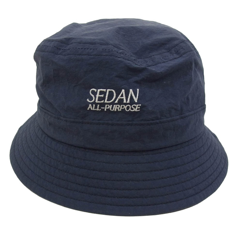 セダンオールパーパス 24SS SD24S-CP04 SEDAN ALL-PURPOSE セダンオールパーパス OG Logo Bucket Hat ロゴ刺繍 バケットハット 帽子 ネイビー系【中古】