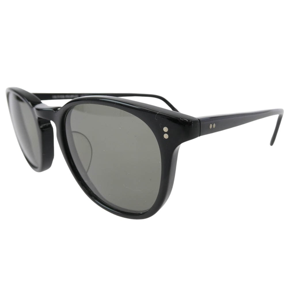 OLIVER PEOPLES オリバーピープルズ Dany ウェリントン サングラス 眼鏡 ブラック系 フレーム：ブラック系　 47□21-145【中古】