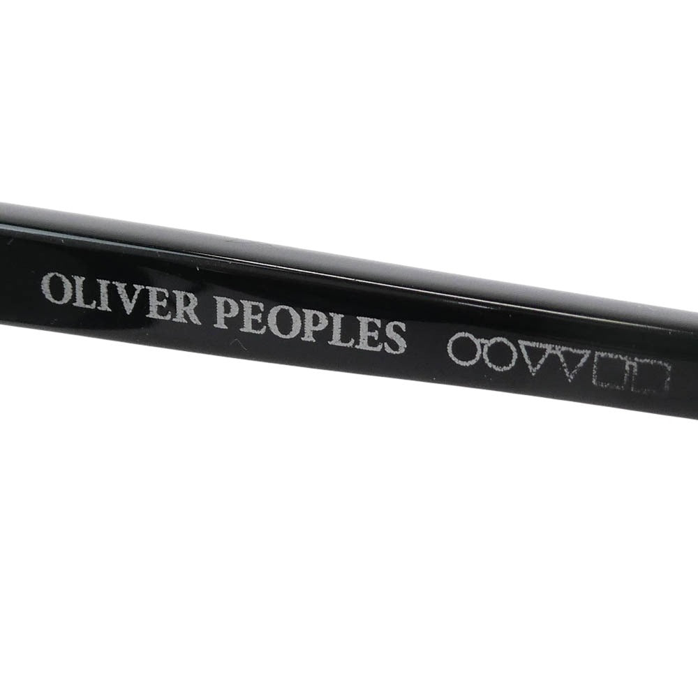 OLIVER PEOPLES オリバーピープルズ Dany ウェリントン サングラス 眼鏡 ブラック系 フレーム：ブラック系　 47□21-145【中古】