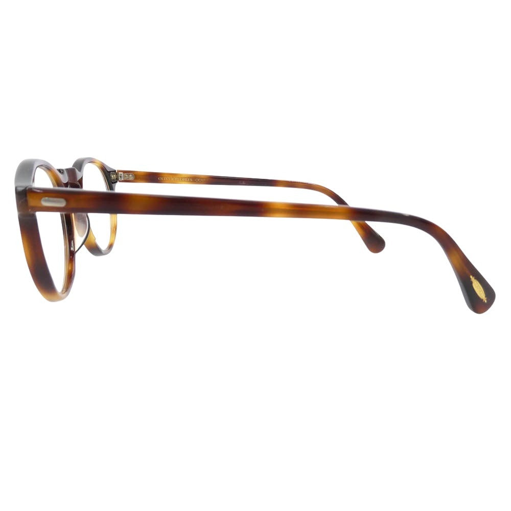 OLIVER PEOPLES オリバーピープルズ Gregory Peck-J ボストン 度入り 眼鏡 クリア系 フレーム：ブラウン系　レンズ：クリア系 45□23-145【中古】