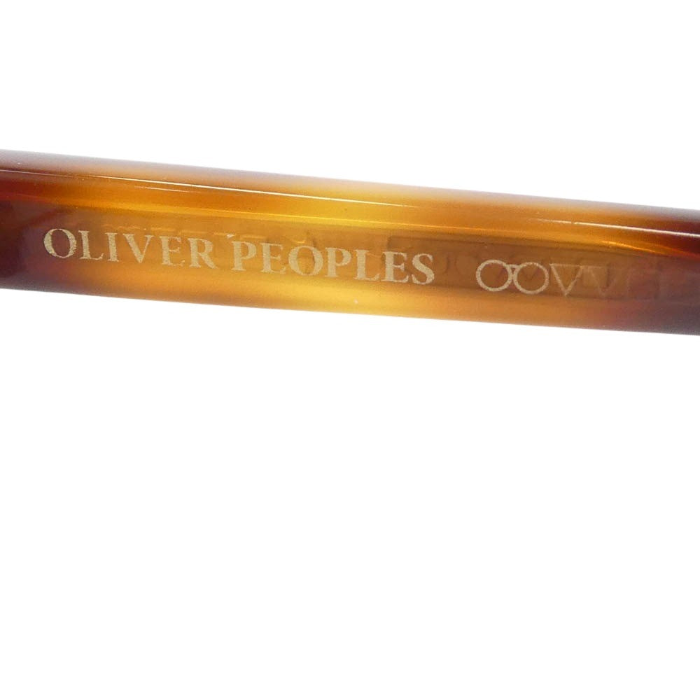 OLIVER PEOPLES オリバーピープルズ Gregory Peck-J ボストン 度入り 眼鏡 クリア系 フレーム：ブラウン系　レンズ：クリア系 45□23-145【中古】