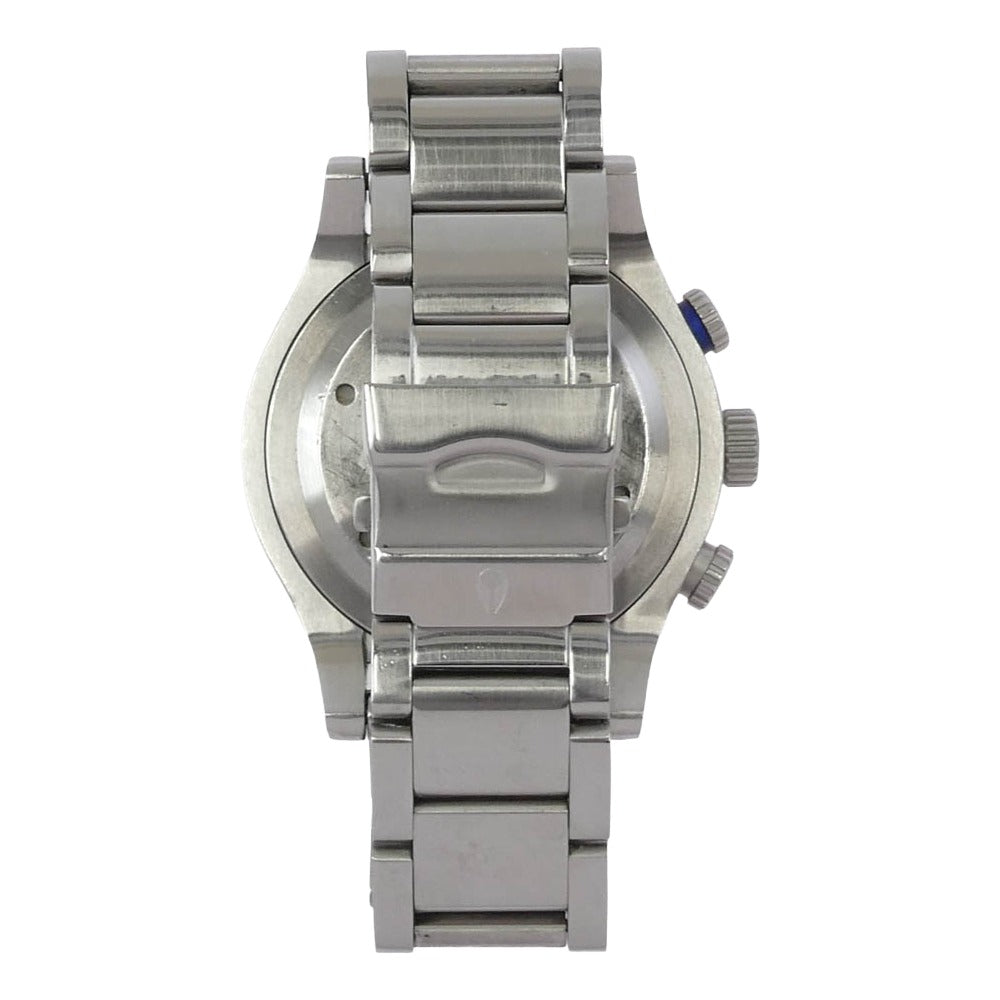 NIXON ニクソン THE 48-20 CHRONO クロノグラフ ステンレス製 クォーツ 腕時計 シルバー系【中古】