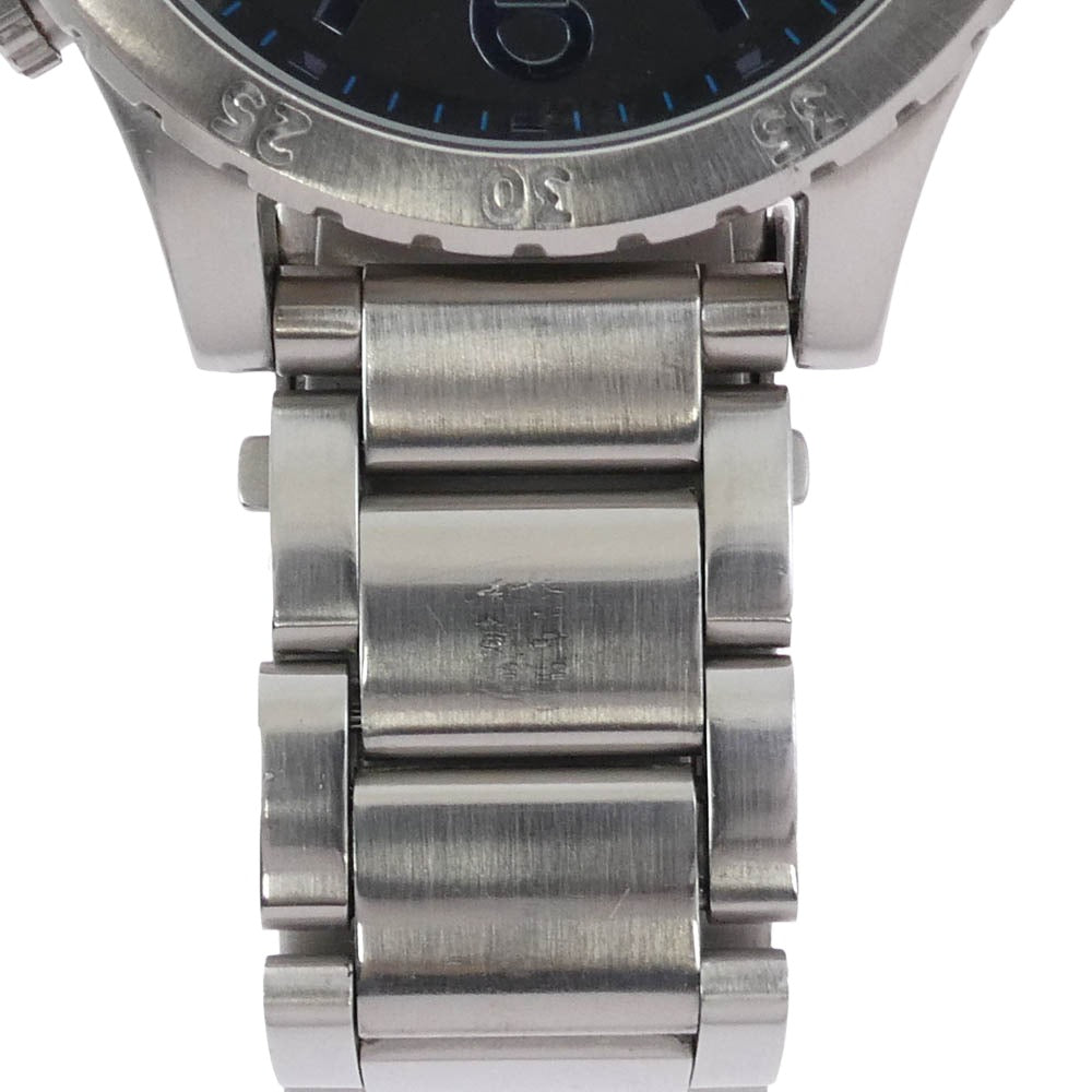 NIXON ニクソン THE 48-20 CHRONO クロノグラフ ステンレス製 クォーツ 腕時計 シルバー系【中古】