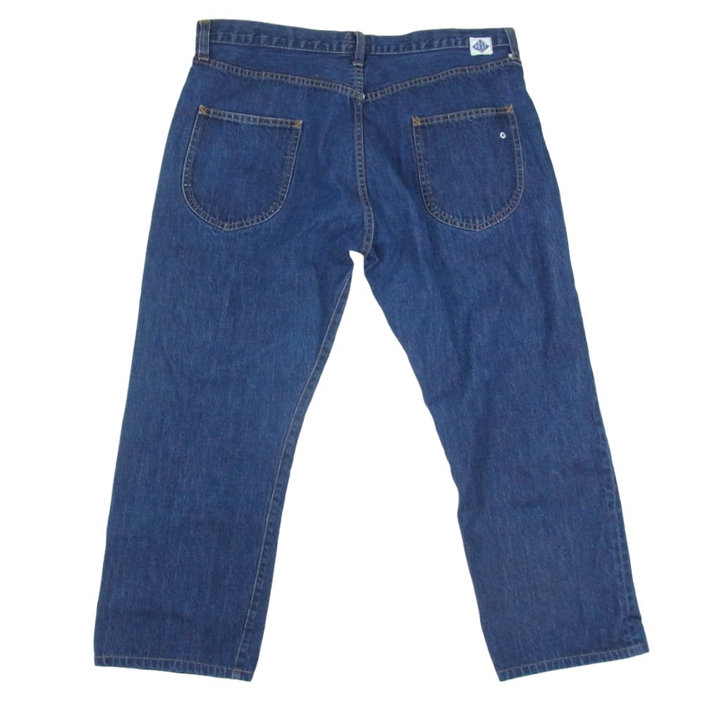 POST OVERALLS ポストオーバーオールズ セルビッチ ボタンフライ 5ポケット デニム パンツ インディゴブルー系 サイズ表記無【中古】
