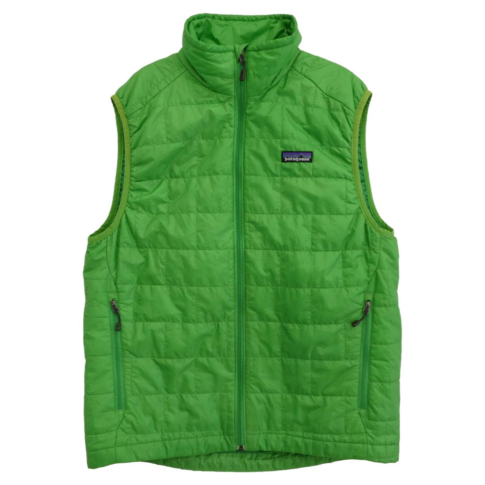 patagonia パタゴニア 12SS 842408 12製 Nano Puff Vest ナノ パフ 中綿 ベスト ライトグリーン系 S【中古】