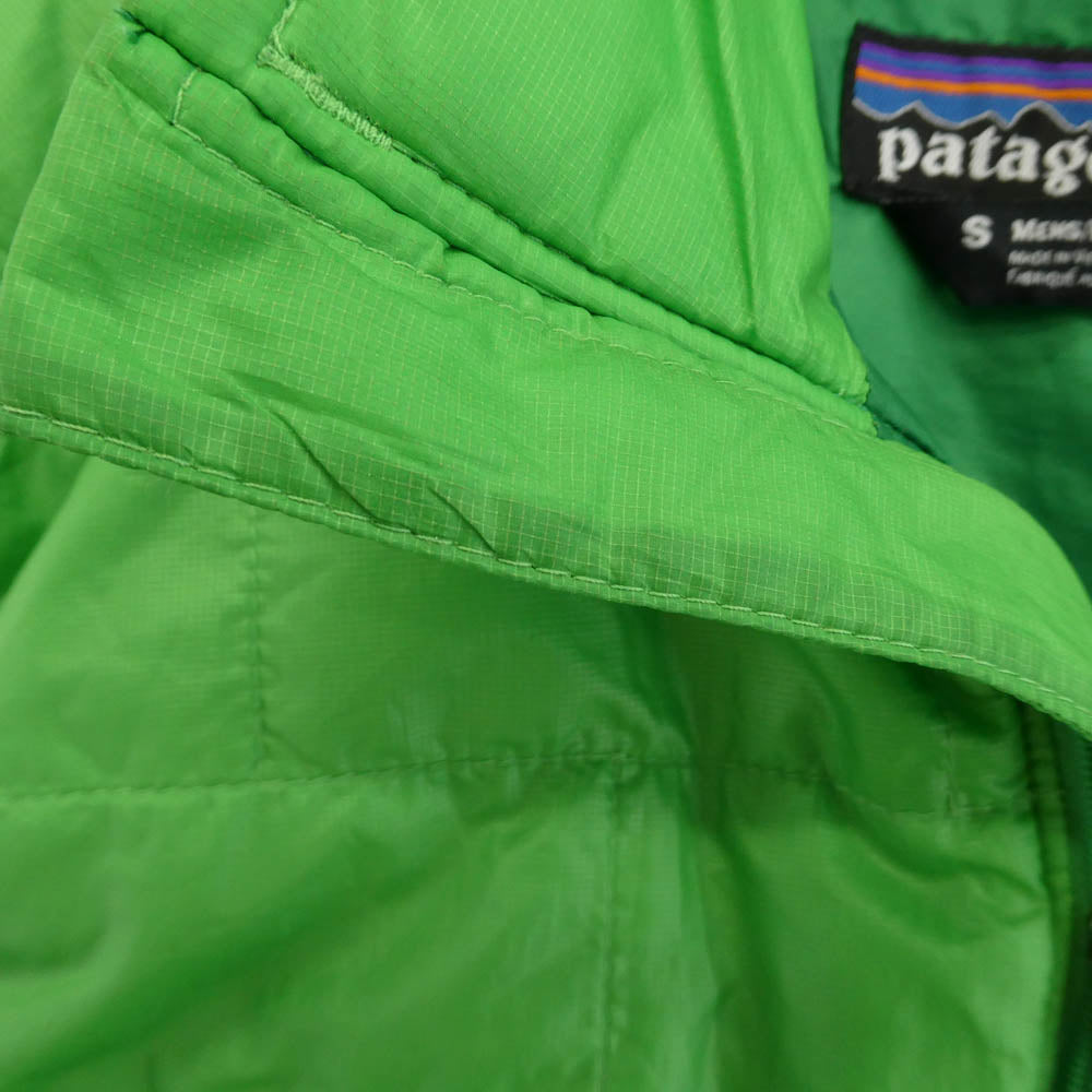 patagonia パタゴニア 12SS 842408 12製 Nano Puff Vest ナノ パフ 中綿 ベスト ライトグリーン系 S【中古】