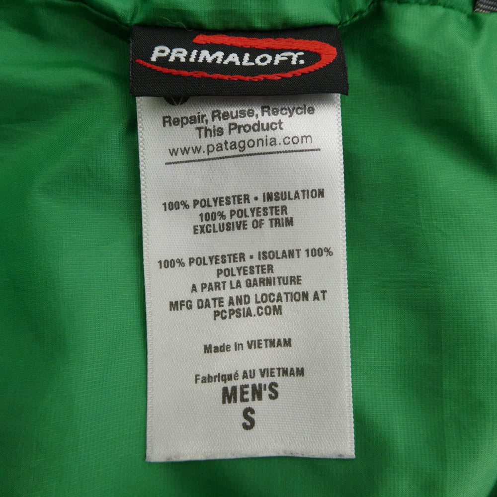 patagonia パタゴニア 12SS 842408 12製 Nano Puff Vest ナノ パフ 中綿 ベスト ライトグリーン系 S【中古】