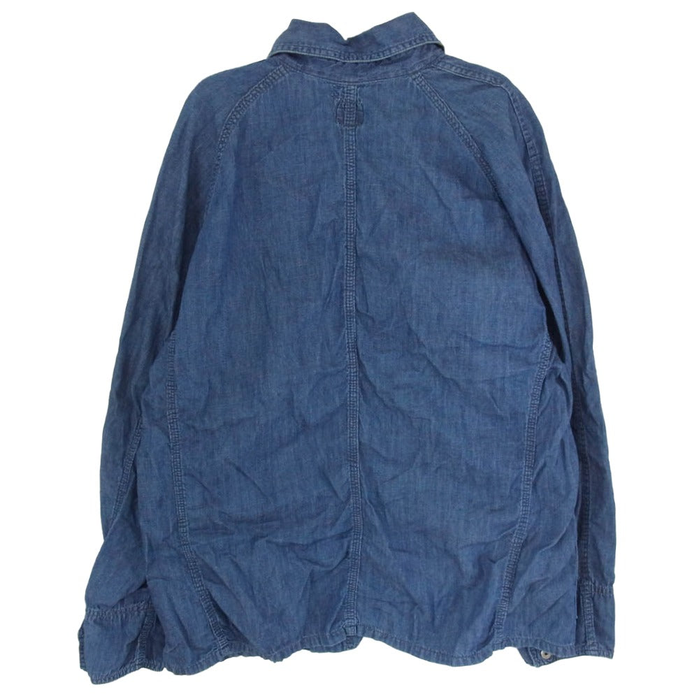 POST OVERALLS ポストオーバーオールズ Engineer’s Jacket エンジニアーズ ジャケット カバーオールジャケット インディゴブルー系 サイズ表記無【中古】