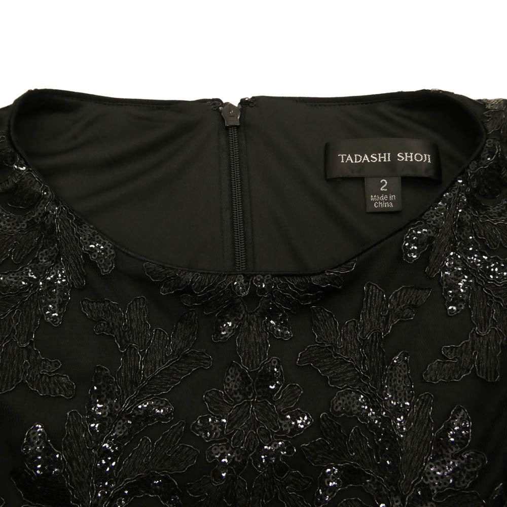 TADASHI SHOJI タダシショージ フレンチスリーブ スパンコール ジャ