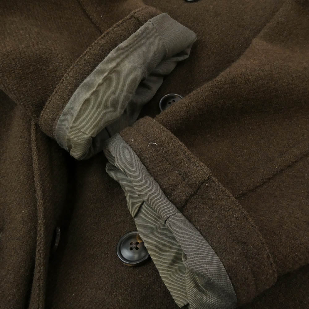 COMOLI コモリ J03-04011 ヤクメルトン ショールカラー コート ブラウン系 2【中古】