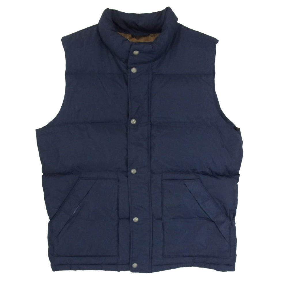 ランズエンド 512729 LANDSEND ランズエンド 撥水 ダウンベスト ネイビー系 XL【中古】