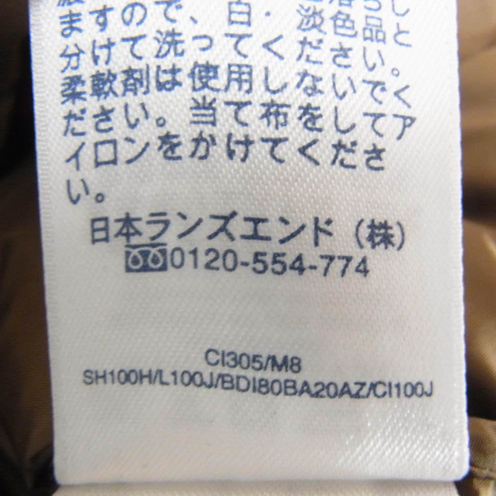 ランズエンド 512729 LANDSEND ランズエンド 撥水 ダウンベスト ネイビー系 XL【中古】
