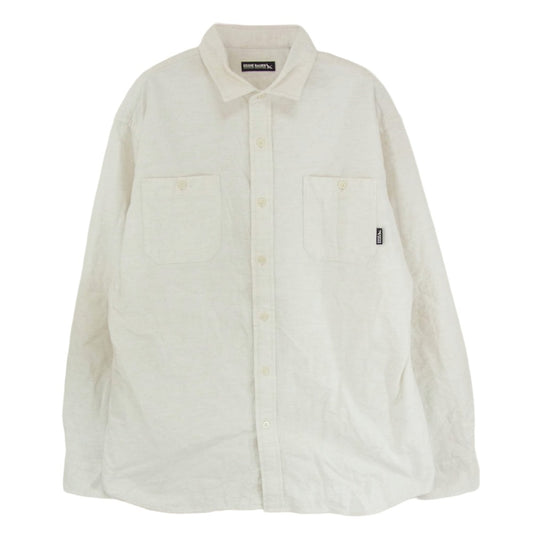 Eddie Bauer エディー・バウアー E792160 シャモア 長袖 シャツ オフホワイト系 XL【中古】