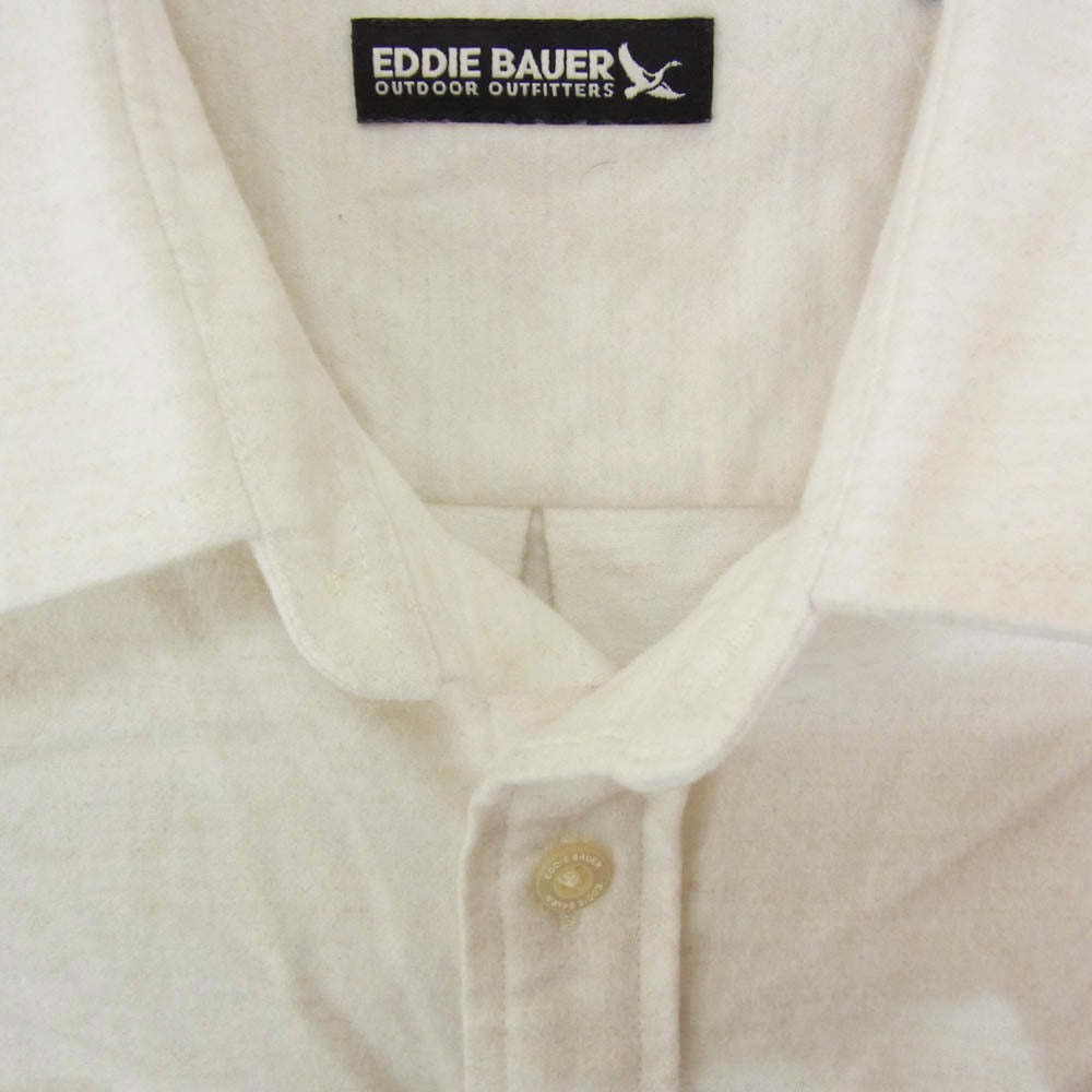 Eddie Bauer エディー・バウアー E792160 シャモア 長袖 シャツ オフホワイト系 XL【中古】