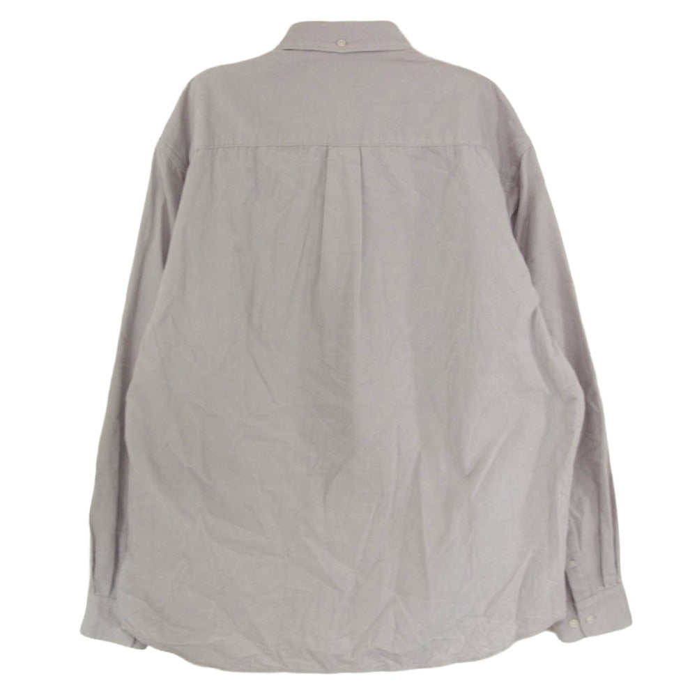 Eddie Bauer エディー・バウアー E992465 コーデュロイ 長袖 BDシャツ ボタンダウン シャツ グレー系 XL【中古】