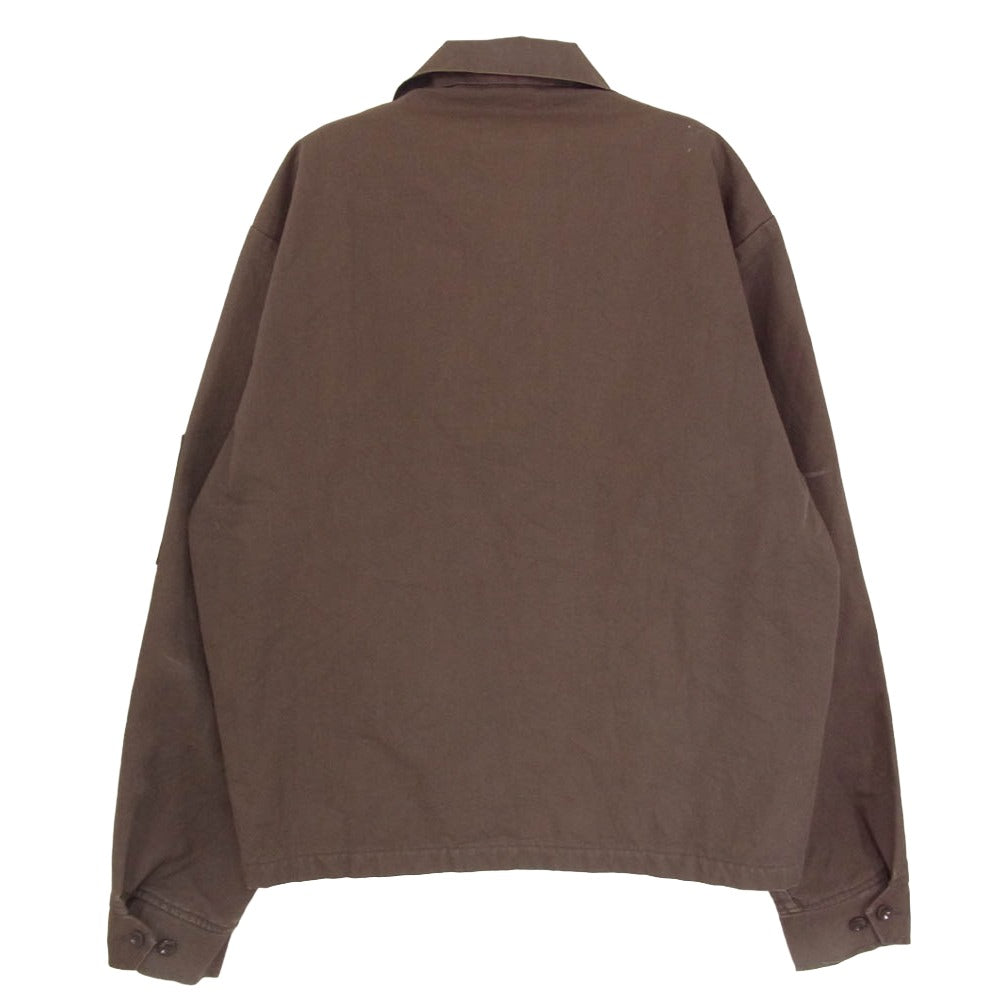 リブコ 80s 90s USA製 キルト裏地 ワッペン付き vintage ヴィンテージ ワークジャケット ブルゾン ブラウン系 M【中古】