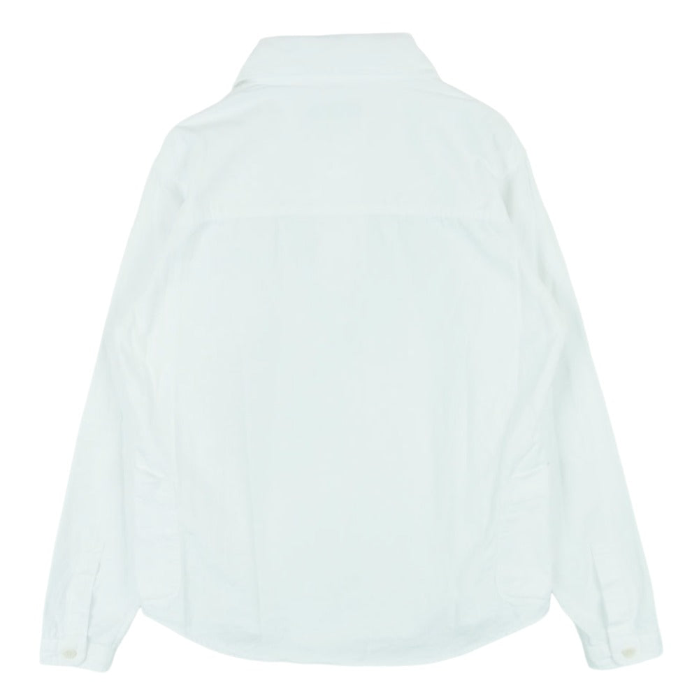ロロ LS-3 オックス プルオーバー 長袖 シャツ 日本製 ホワイト系 M【中古】