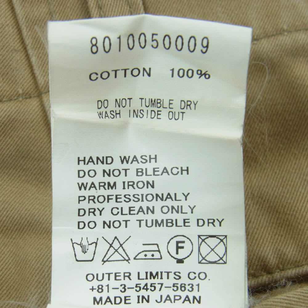 Nigel Cabourn ナイジェルケーボン 8010050009 UTILITY MIX PANT ミックス ワーク パンツ ベージュ系 ライトブラウン系 30【中古】
