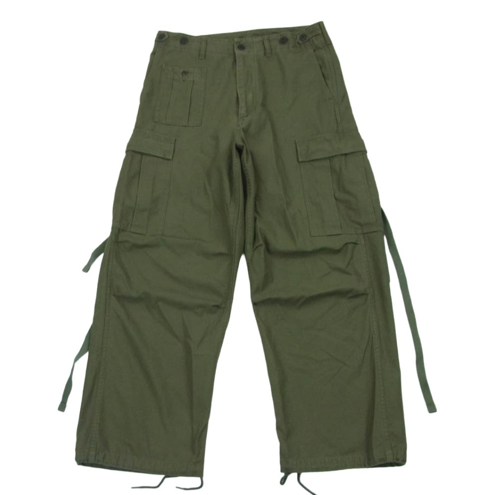 Nigel Cabourn ナイジェルケーボン 8048-00-50012 ARMY CARGO PANT アーミー カーゴ パンツ 日本製 グリーン系 32【中古】