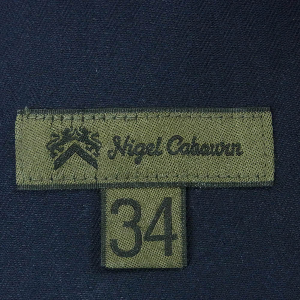 Nigel Cabourn ナイジェルケーボン 8050-00-50002 40s FRENCH WORK PANT フレンチ ワークス パンツ インディゴブルー系 34【中古】