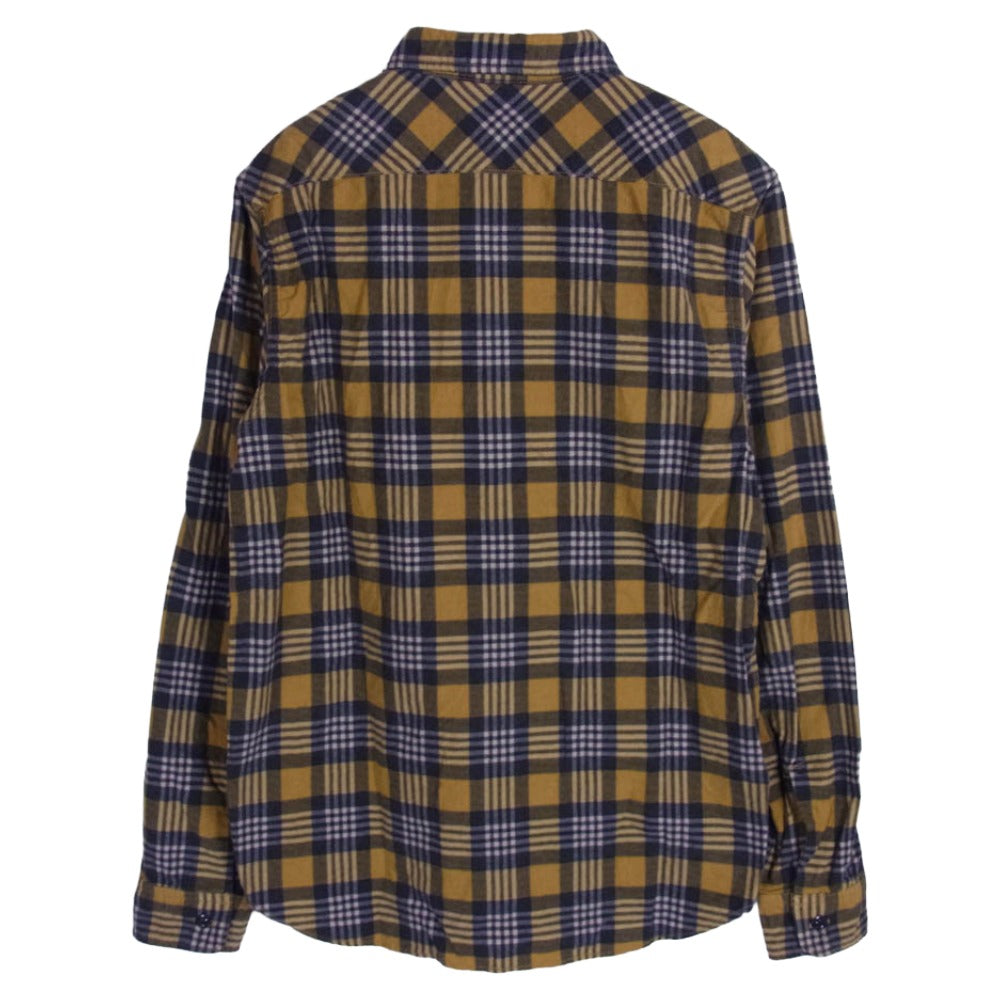 COOTIE クーティー glory bound プリントネル 長袖 シャツ イエロー系 L【中古】