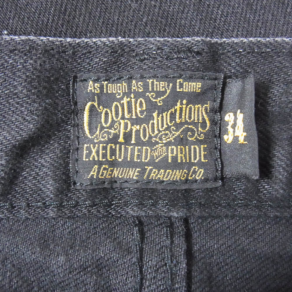 COOTIE クーティー glory bound ブラックデニム パンツ ブラック系 34【中古】