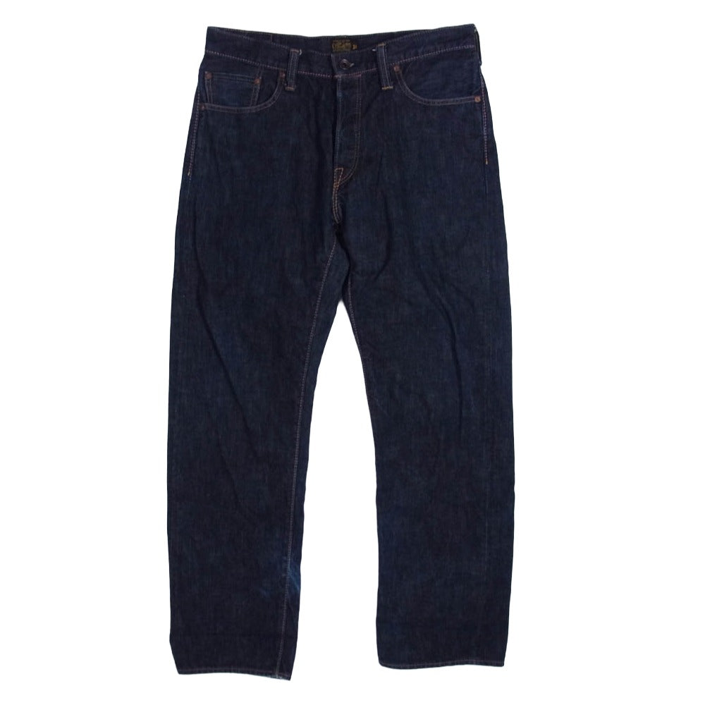 COOTIE クーティー セルビッチ ボタンフライ デニム パンツ インディゴブルー系 34【中古】