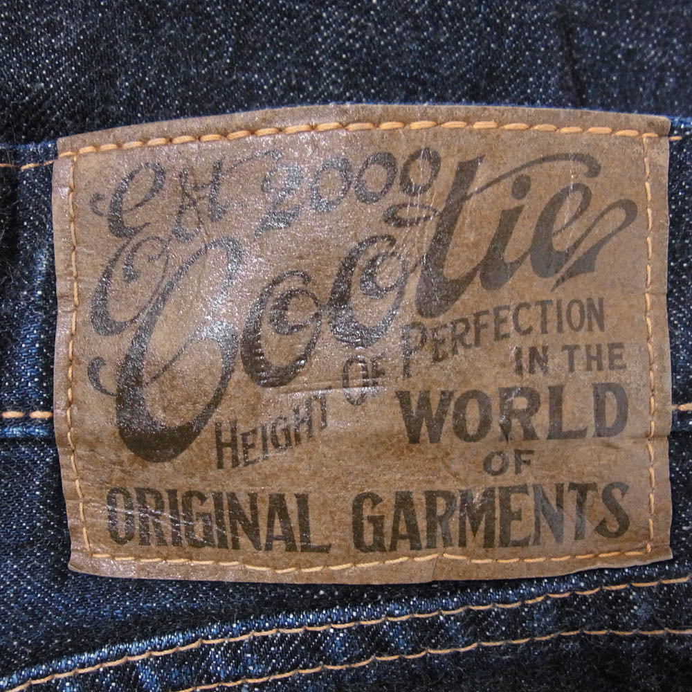 COOTIE クーティー セルビッチ ボタンフライ デニム パンツ インディゴブルー系 34【中古】