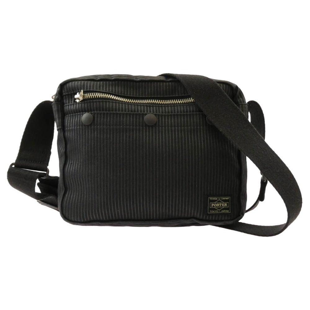 PORTER ポーター ドローイング ショルダー バッグ ブラック系【中古】