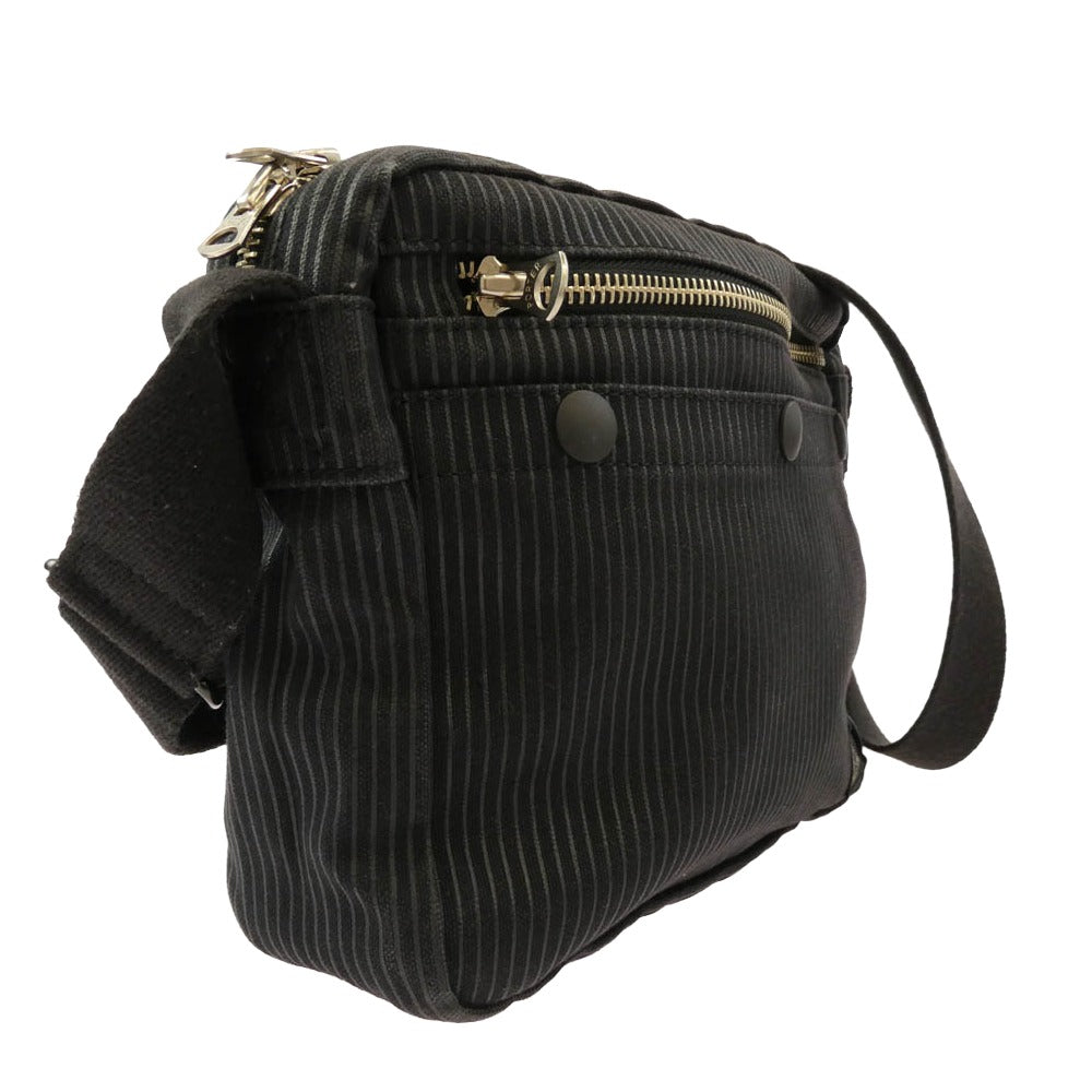 PORTER ポーター ドローイング ショルダー バッグ ブラック系【中古】