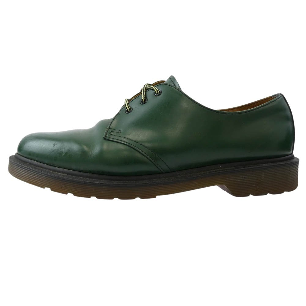 Dr.Martens ドクターマーチン 1461 3EYE 3 ホール シューズ グリーン系 UK9【中古】