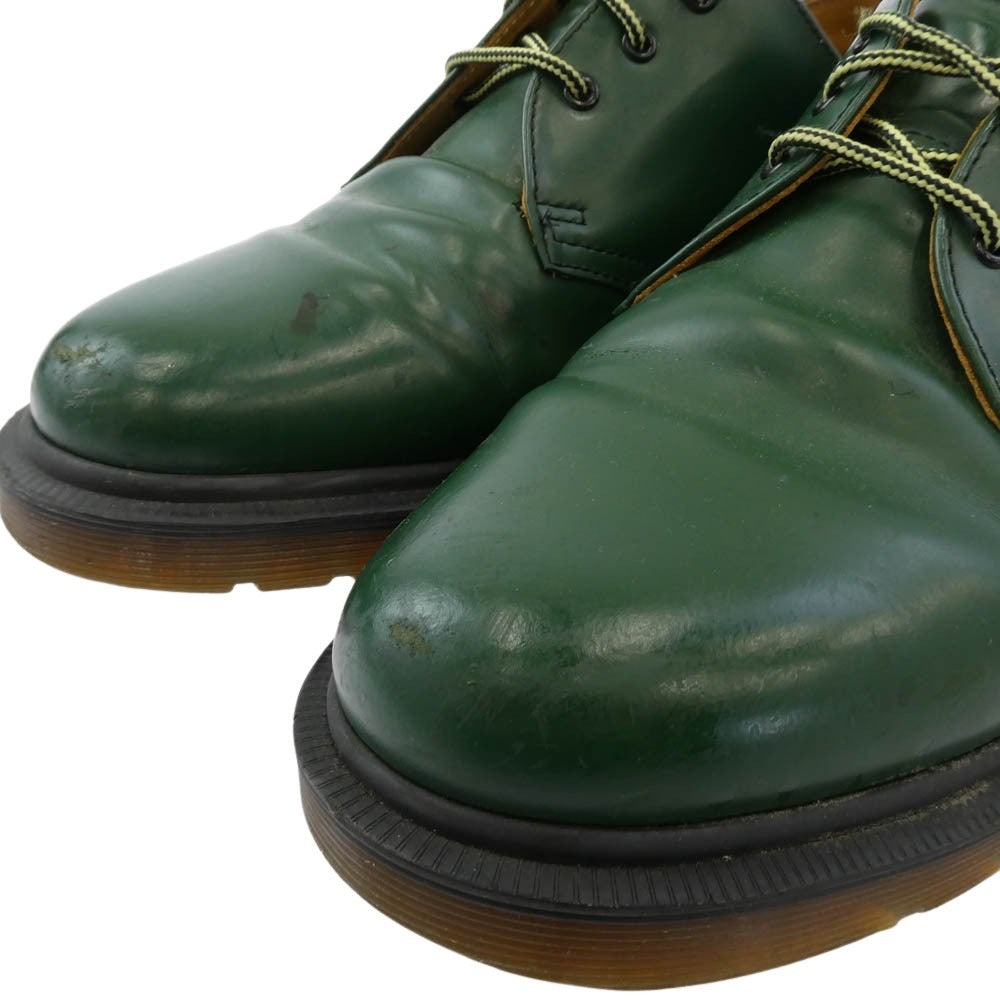 Dr.Martens ドクターマーチン 1461 3EYE 3 ホール シューズ グリーン系 UK9【中古】