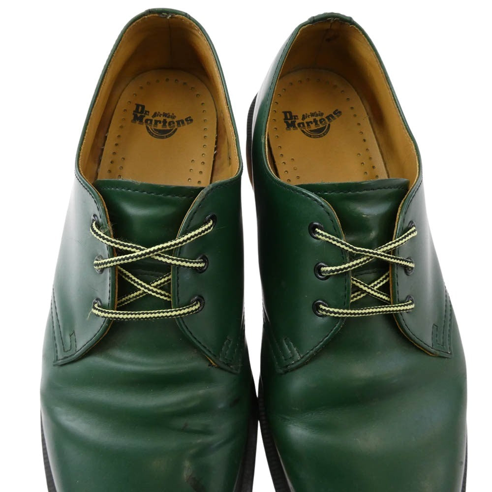 Dr.Martens ドクターマーチン 1461 3EYE 3 ホール シューズ グリーン系 UK9【中古】