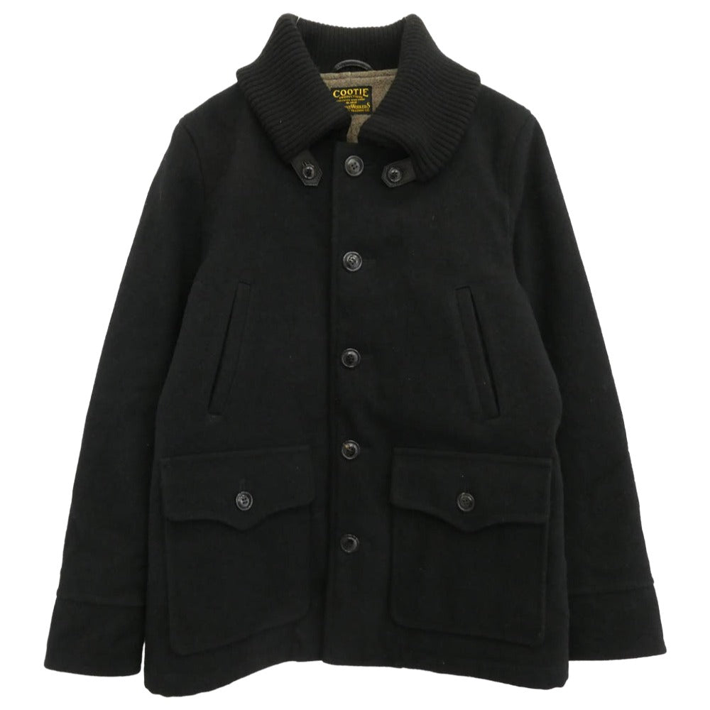 COOTIE クーティー WOOL DONKEY ウール ドンキー コート ジャケット ブラック系 XL【中古】