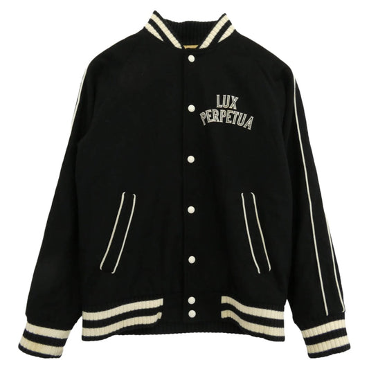 COOTIE クーティー LUX PERPETUA GLORIA ウール アワード スタジアム ジャケット XLサイズ ブラック系 XL【中古】