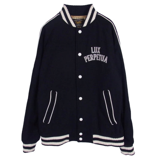 COOTIE クーティー LUX PERPETUA GLORIA ウール アワード スタジアム ジャケット Lサイズ ブラック系 L【中古】