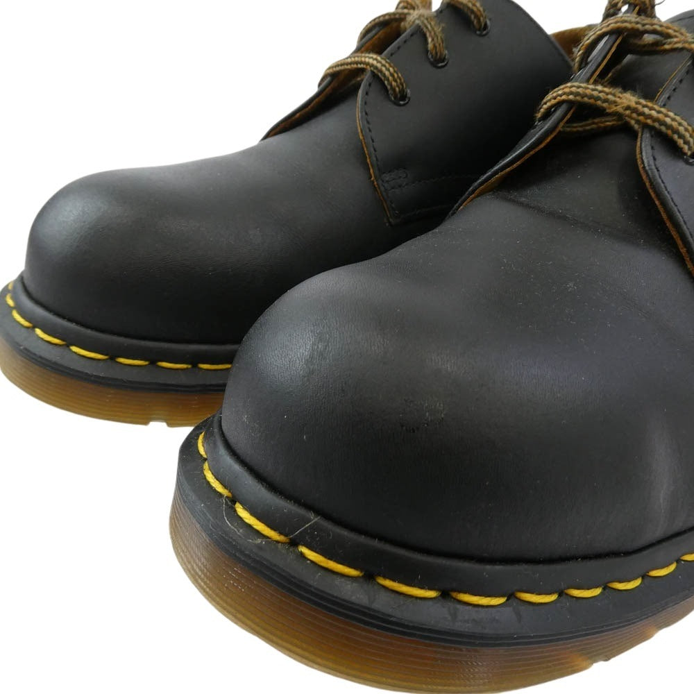 Dr.Martens ドクターマーチン 1925 3EYE 3ホール スティールトゥ シューズ ブラック系 US10【中古】