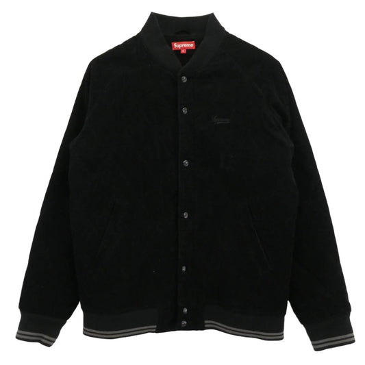 Supreme シュプリーム Corduroy Baseball Jacket コーデュロイ ベースボール ジャケット ブラック系 L【中古】