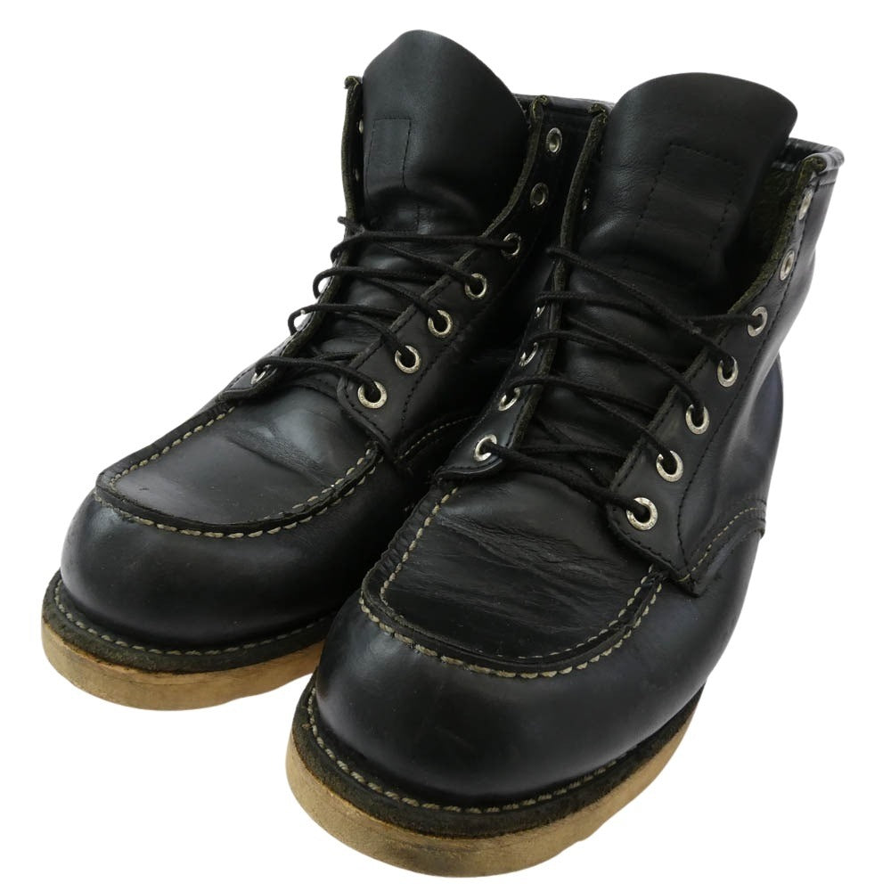 RED WING レッドウィング 8179 6inch Classic Moc 6インチ モックトゥ ブーツ ブラック系 US9E【中古】