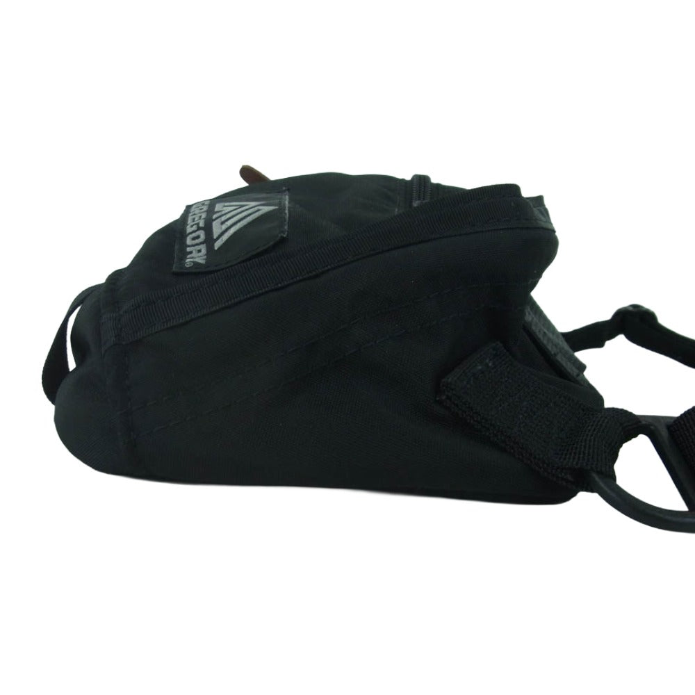 GREGORY グレゴリー TRANSFER SHOULDER トランスファー ショルダー ウエスト バッグ ブラック系 S【中古】