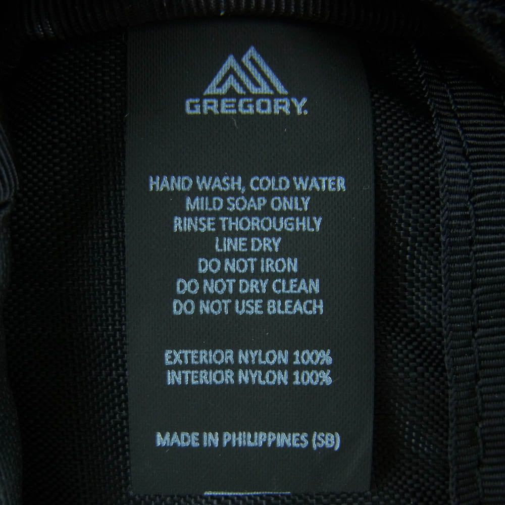 GREGORY グレゴリー TRANSFER SHOULDER トランスファー ショルダー ウエスト バッグ ブラック系 S【中古】