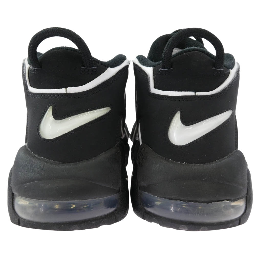 NIKE ナイキ 20AW 415082-002 AIR MORE UPTEMPO GS BLACK WHITE エア モア アップテンポ モアテン スニーカー ブラック系 24.0cm【中古】