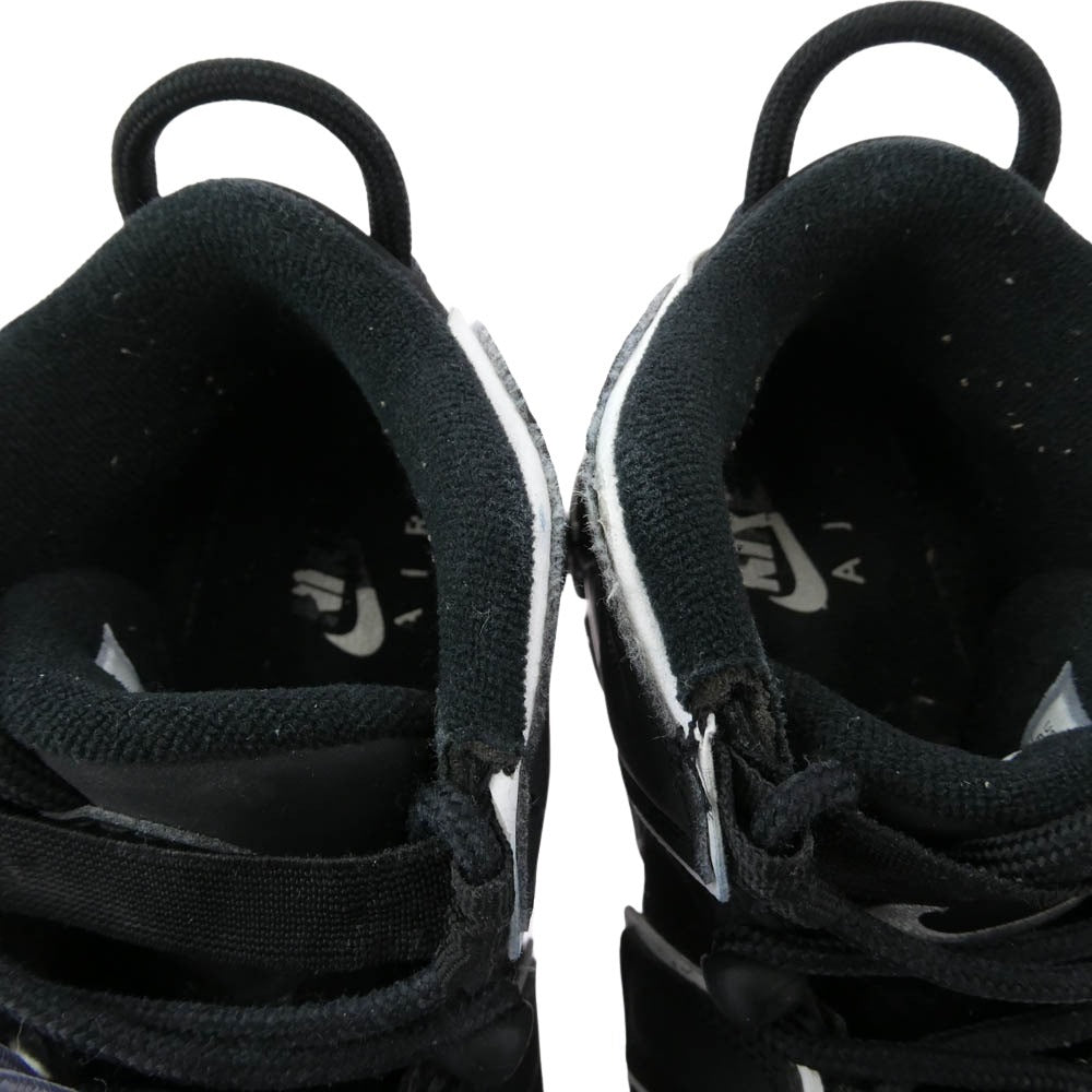NIKE ナイキ 20AW 415082-002 AIR MORE UPTEMPO GS BLACK WHITE エア モア アップテンポ モアテン スニーカー ブラック系 24.0cm【中古】