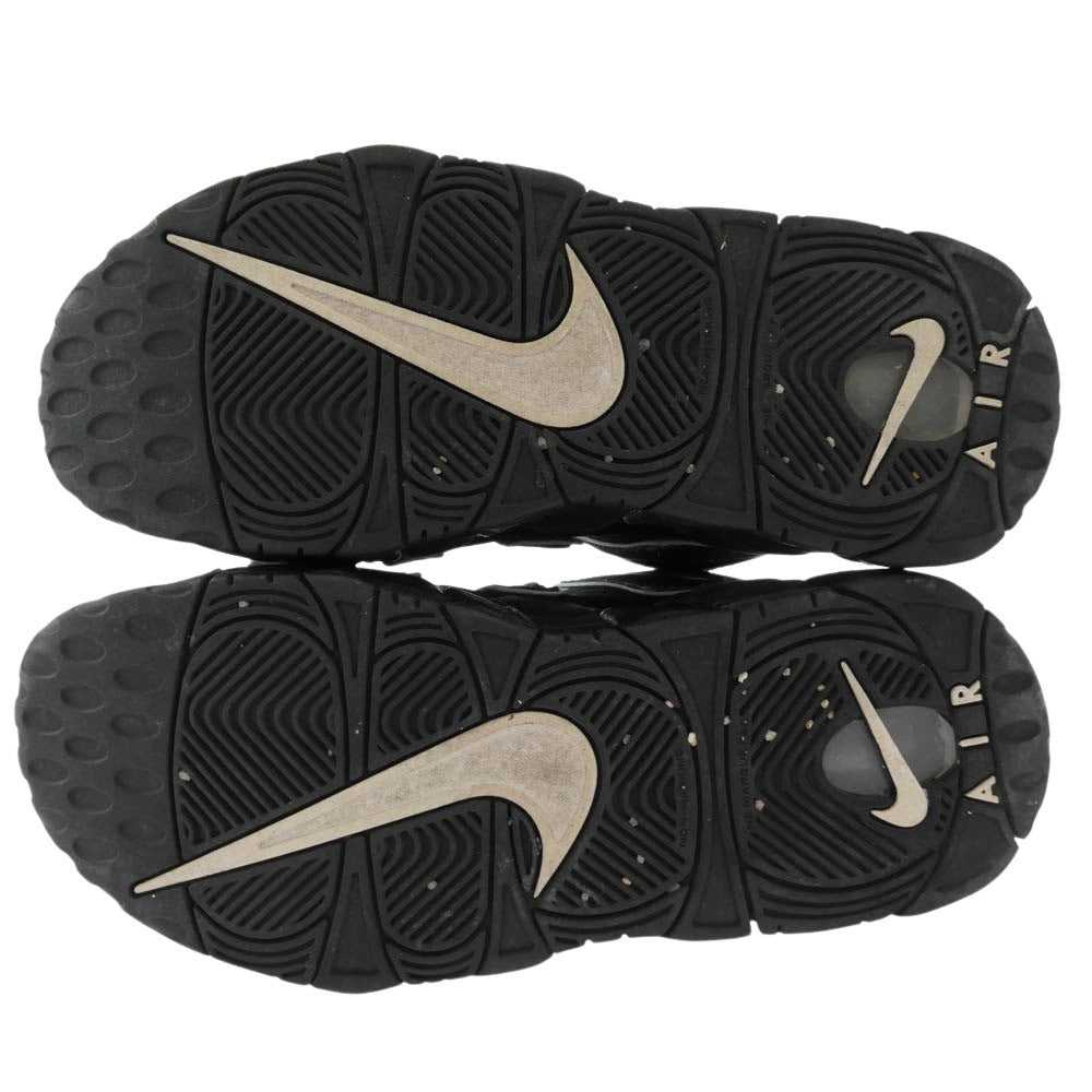 NIKE ナイキ 20AW 415082-002 AIR MORE UPTEMPO GS BLACK WHITE エア モア アップテンポ モアテン スニーカー ブラック系 24.0cm【中古】
