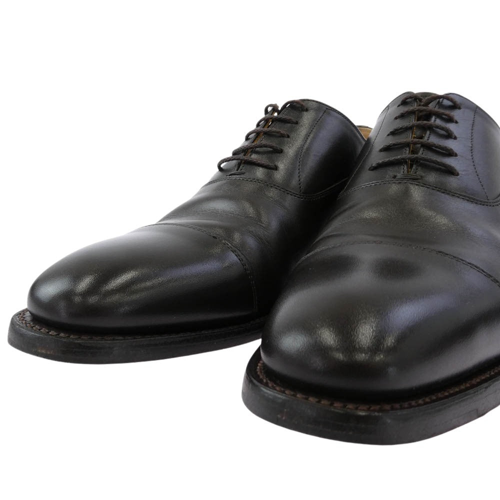 SCOTCH GRAIN スコッチグレイン F-0656 ストレートチップ レザー シューズ ブラウン系 24.5cm【中古】